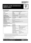 Radiowa sonda obrabiarkowa RMP24-micro